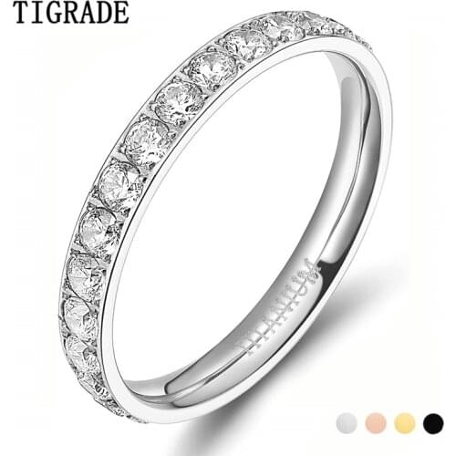 TIGRADE Women's Gold Rings