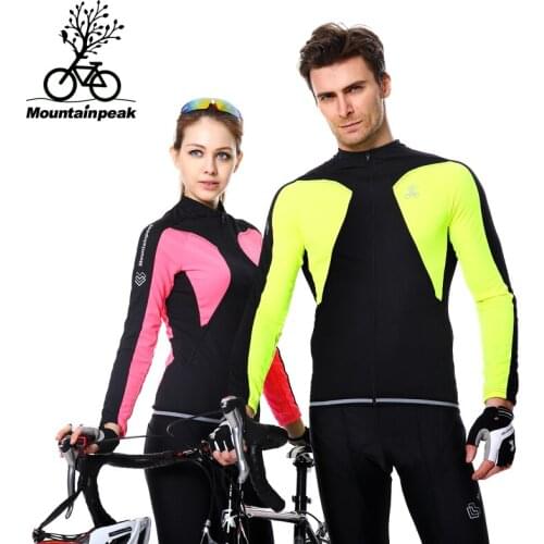 Spring&Summer Men and Woman Spell Color Breathable 3D Gel Padded MTB Road Bike Colorful Jerseys Quick Dry Cycling Clothing Sets