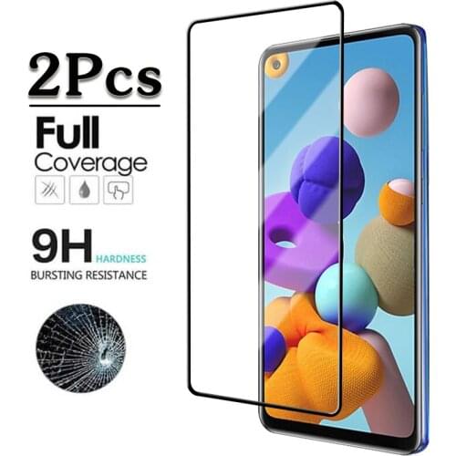 2Pcs Tempered Glass For Samsung Galaxy A12 A32 A42 A52 A72 A71 A51 4G / 5G A21 A31 A41 Protective Glass Verre Tremp Glas Film 9H