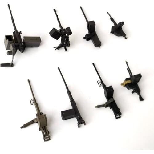 Simulation Machine Gun Spare Parts For 1/16 Heng Long RC Tank Model 99A/T90/M1A2/Sherman/Challenger