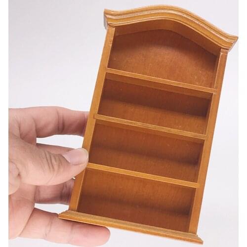 1:12 Dollhouse Miniature Furniture Mini Wood Cabinet Cupboard Kitchen Decor