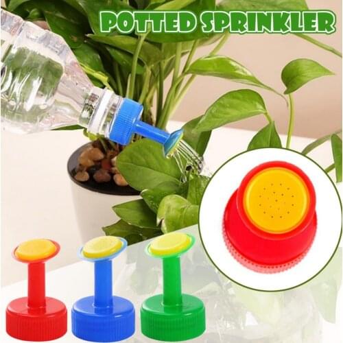 1/2 Pcs Bottle Top Watering Garden Plant Sprinkler Water Tools Nozzle Watering Sprinkler Portable Household Potted Plant Waterer