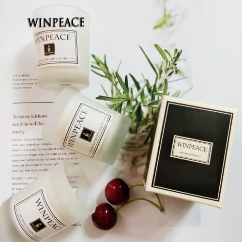 Aromeasy Smokeless scented candle glass soy wax pure natural banquet wedding exquisite candlestick restaurant home decoration