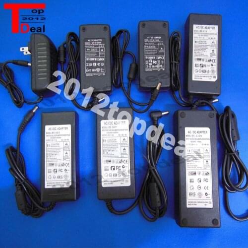 12V 1A 2A 3A 5A 6A 8A 10A Power supply for led strip EU/US/UK/AU adapter for AC110-220V to DC12V options plug transformer