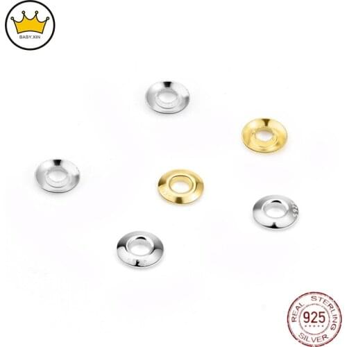 5PCS 925 Silver Loose Tube Bead Spacer Beads For Jewelry Making Tube Charms DIY Bracelet Necklace Accessories