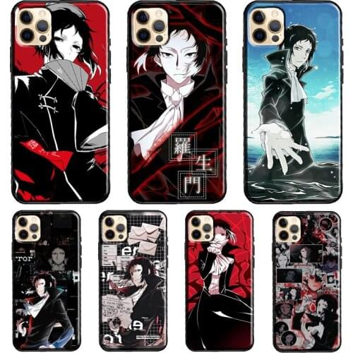 Ryunosuke Akutagawa Bungo Stray Dogs Silicone Case For iPhone XR X XS MAX SE 2020 6S 7 8 Plus 12 Mini 11 Pro Max Shell Cover