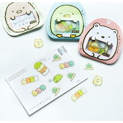 50 pcs/1set,Stationery Scrapbooking stickers decoration lable kawaii Corner Creature paper gift sealing paste filofat