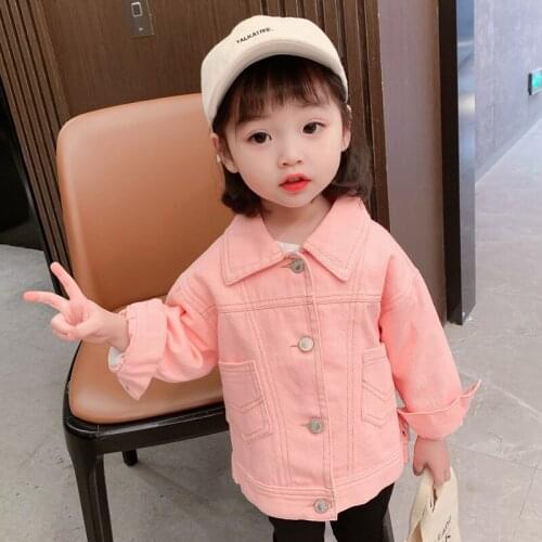 Girls Babys Kids Coat Jacket Outwear 2021 Thread Spring Autumn Overcoat Top Sport Zipper Princess Toddler Childrens Clothing