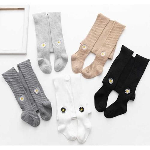 Children Tights For Girls Childrens Baby Stockings Girl Pantyhose Kids Cotton Girls Ribbed Toddler Teen With Pattern Knit Fall