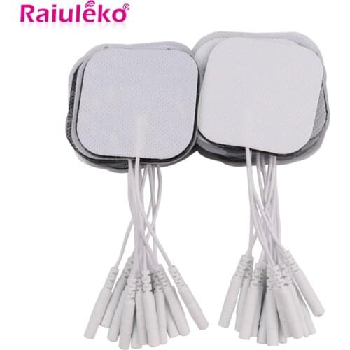 50Pcs Reusable Tens Electrode Pad Self Adhesive Massage Patch For Muscle Stimulator Pulse Acupuncture Physiotherapy Massager