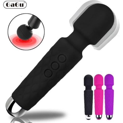 GaGu 8 Speeds Magic Wand Massager Big Magic Wand Massage Stick AV Vibrators Sexy Clit Vibrator Sex Toys for Women sex products