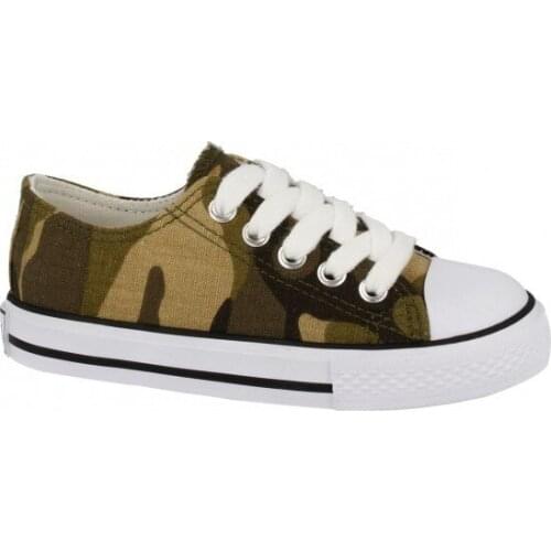 Canvas sneakers with camouflage print Conguitos