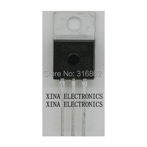 IPP028N08N 028N08N 80V 100A TO-220 ROHS ORIGINAL 10PCS/lot Free Shipping Electronics composition kit