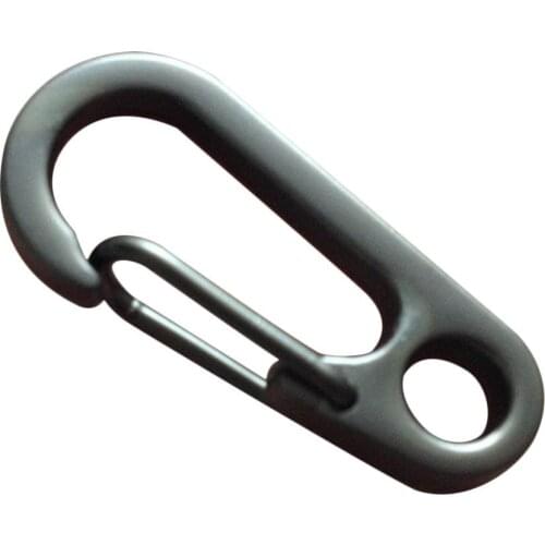 Mounchain Outdoor tool Mini Portable Carabiner Hook Stainless Steel Keychain Buckle Release Keyring Tents Spring Snap Hook