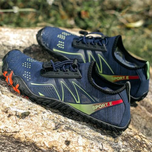 Mens Water Sports Shoes For Barefoot Quick-Dry Aqua Outdoor Slip-on Shoes