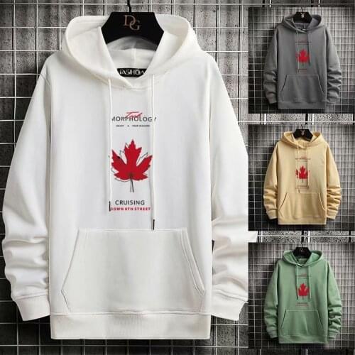 Fleece sweater mens autumn jacket hooded clothes Hong Kong style trend wild ins 2020 autumn and winter new coat loose