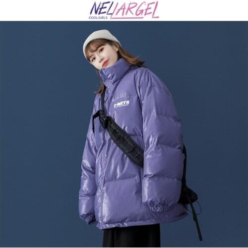 NELLARGEL Women's Leather Down Jackets