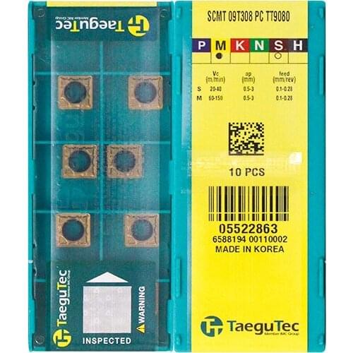 Original CNC Tool SCMT09T308-PC TT9080 CNC lathe Tools Turning Inserts