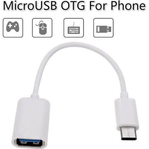 Type-C OTG Adapter USB 2.0 Type-C Male To USB 2.0 A Female OTG Data Cord Adapter Cable Support For USB Interface External Decive