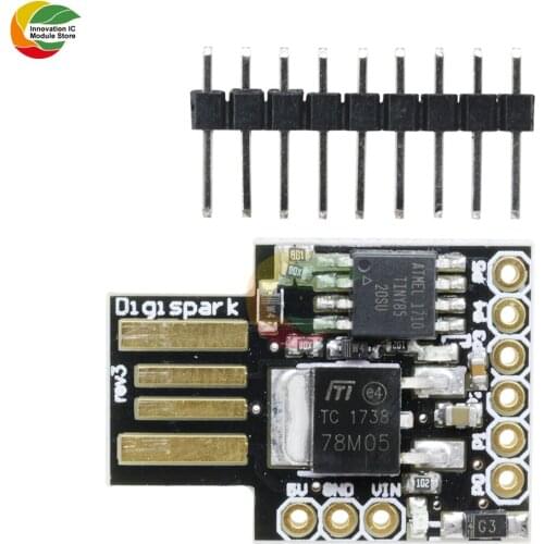 ATTINY85 Digispark Kickstarter Development Board I2C SPI Attiny85 Module I2C SPI Micro USB for Arduino