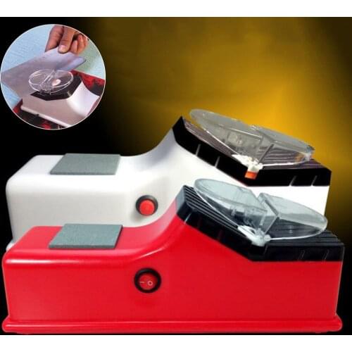 Gift 10 blades Electric Kitchen Practical Simple Safe Durable Knife Sharpener Scissors Blade Grinding Sharpening Machine