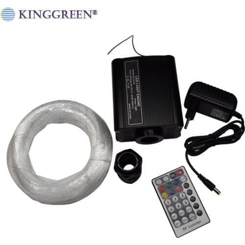 16W RGBW LED Fiber Optic Star Ceiling Kit LED Light Engine With Optical Fiber Cable For Room Decoration Free Shipping