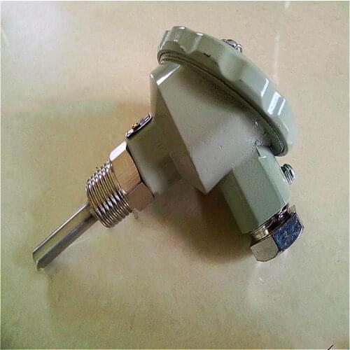 Pt100 Thermal Resistance Temperature Sensor Thermocouple Thread ZG1/2 OD 8mm L50~300mm Probe