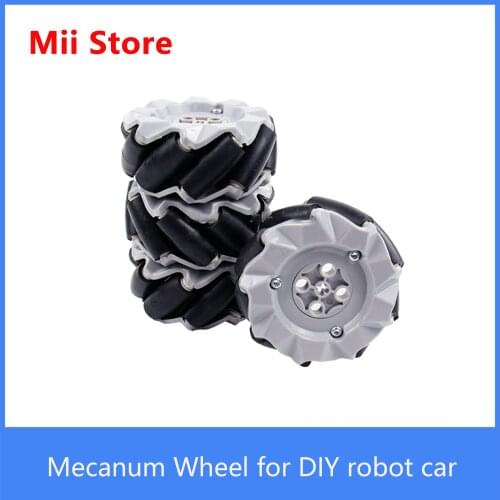 Yahboom DIY Omni-directional robot 4PCS mecanum wheel for DIY robot car
