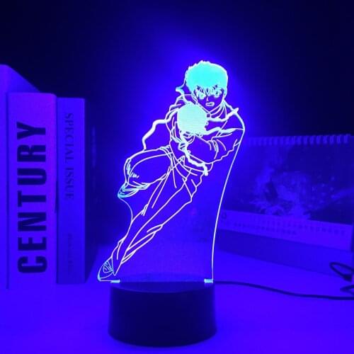 Yu Yu Hakusho Anime Figuer Yusuke Urameshi LED Night Light for Bedroom Decor Birthday Gift Colorful Nightlight Colors 3D Lamp