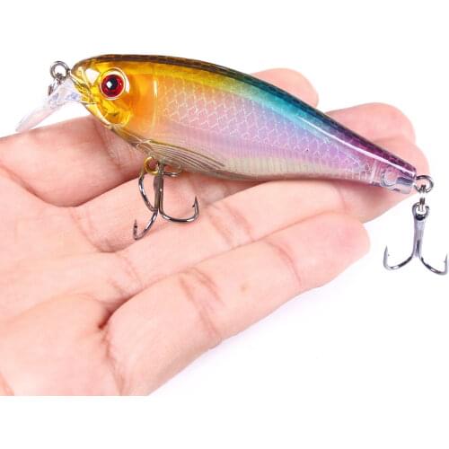 1pcs 9cm 12g Rattling Crankbait Shallow Diving Artificial Wobbler Hard Bait Fishing Lure for Bass Pike