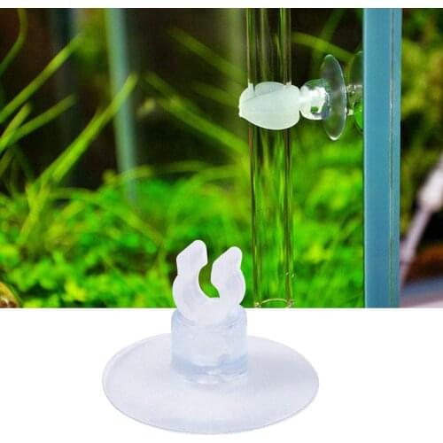 20 Pcs Fish Tank Sucker Crystal Clear Rubber Aquarium Air Pumps Suction Cup Holder Sucker for Fish Tank Pump Air Accessories