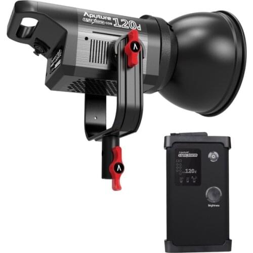 Aputure Light Storm COB 120d Kit 6000K 135W Bowens Mount LED Continuous LED Light with 2.4G Remote Control and V-Mount Plate