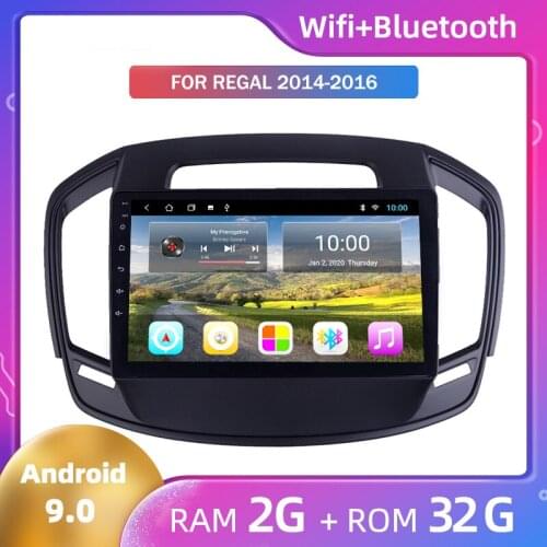 Car Multimedia Player 2G 32G For Buick Regal 2014 2015 2016 Android Zksoftware Large Screen Machine Car GPS Navigation Android9