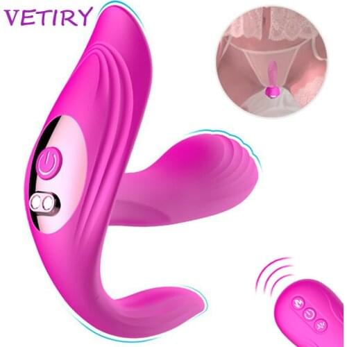 3 IN 1 Wearable Dildo Vibrator Anal Vagina Clitoris Stimulator Remote Control G-spot Massage Sex Toys for Woman 5 Speeds