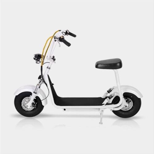 Electric scooter motorcycle 48V 800W lithium battery single seat hydraulic shock-absorbing disc brake system