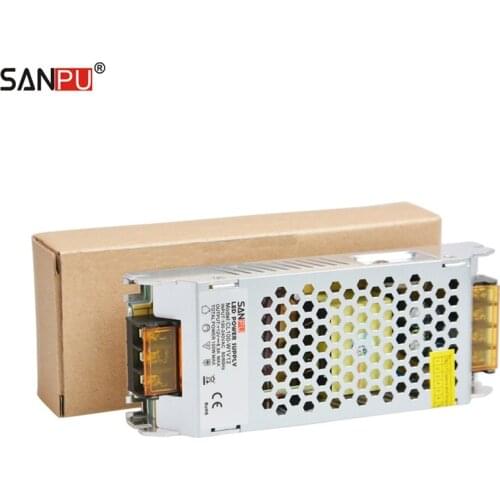 SANPU Switching Power Supply 24 Volt 100 Watt 4 Amp LED Driver AC-DC Lighting Transformer for 24VDC LEDs Light Strips Modules