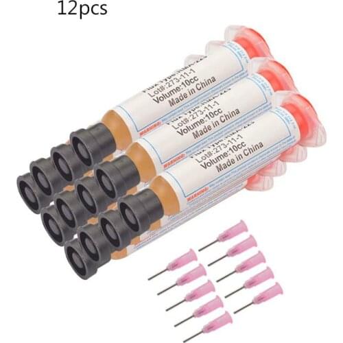 JimBon 2/5/8/12pcs 10cc RMA-223 For Chips Computer Phone LED BGA SMD PGA PCB Solder Soldering Paste Flux Grease DIY Repair Tool