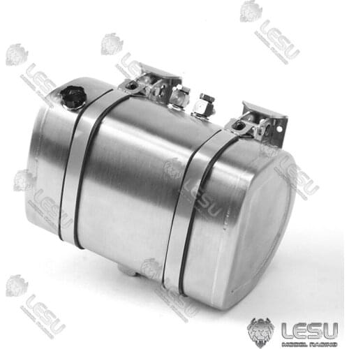 LESU Metal Hydraulic Oil Tank 85MM for TAMIYA DIY 1/14 RC Tractor Truck Dumper Scania MAN Model Car