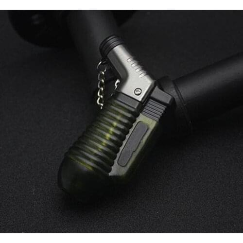 Micro 2 nozzle Mini contra angle Metal gas welding torch high - pressure straight fire Windproof ligter