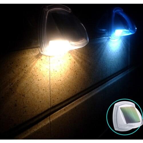 Solar Wall Lights Outdoor Solar Led Waterproof Lighting Decor Solar Lamp for Deck Fence Patio Front Door Stair Landscape Yard