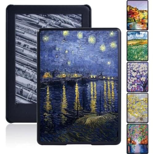 Plastic Case For Kindle Paperwhite 1 5th/2 6th/3 7th/4 10th/Kindle 10th Gen 2019/8th Gen 2016 Hard Tablet Back Cover Case+Pen