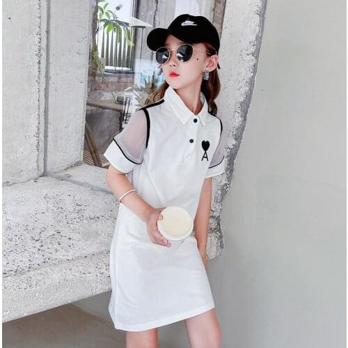 Teenage girl causal dress kids dress for girl wholesale
