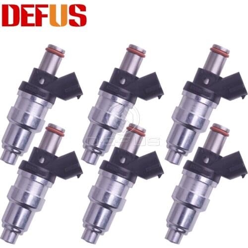 DEFUS 6x Fuel Injector 23209-46010 23250-46010 For Toyota Mark2 Chaser Crown Majesta Cresta 2.5 1JZGE Engine Nozzle Injection