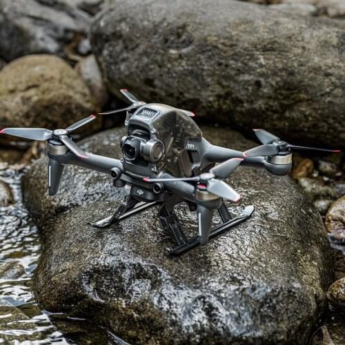 Extended Foldable Landing Gear for DJI FPV Combo Drone Heighten 30mm Anti-fall Quick Release Training Skid Accessoriess