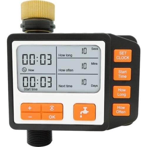 Garden Watering Device Timer Irrigation Controller Automatic Electronic Smart Drip Large Screen Metal Head Sprinkler Controller