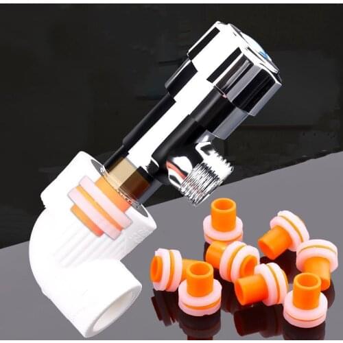 10 Pcs PPR Pipe Faucet Plug 1/2" Thread Installation Fitting Free Gasket Tape Leak Water Proof Sealing Ring Plumbing Accessories