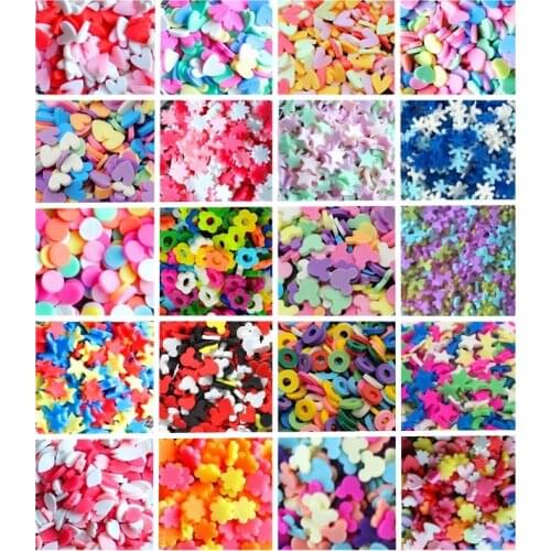 10g Mini Sprinkles Slice DIY Decoration For Clay Filler DIY Decoration Artificial Cake Dessert Clay Phone Case Toys