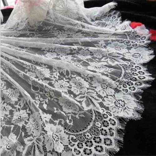 3 Yards Delicate French Chantilly Lace Fabric for boleros, shrugs Bridal veil Dress Decor, Bodice