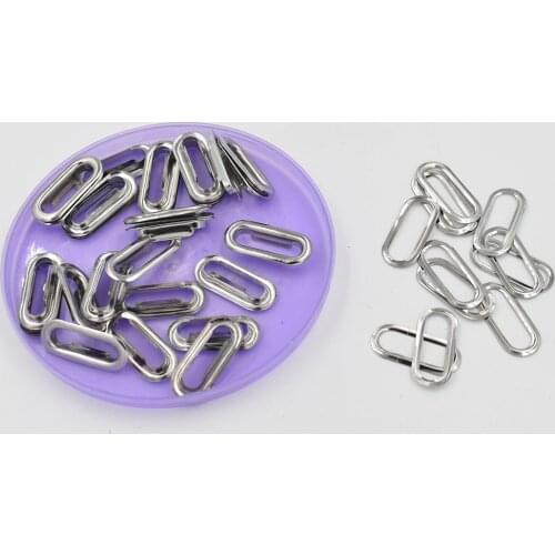 50 pieces/lot) Eyelets. Metal eyelets. Oval blowholes. Tent gas eyes. Canopy roping holes.Sewing Metal clothing accessories