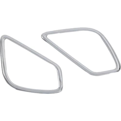 ABS Chrome Cover Trim Back Tail Rear Fog Light Lamp Frame Stick 2Pcs for Mitsubishi Eclipse Cross 2018 2019